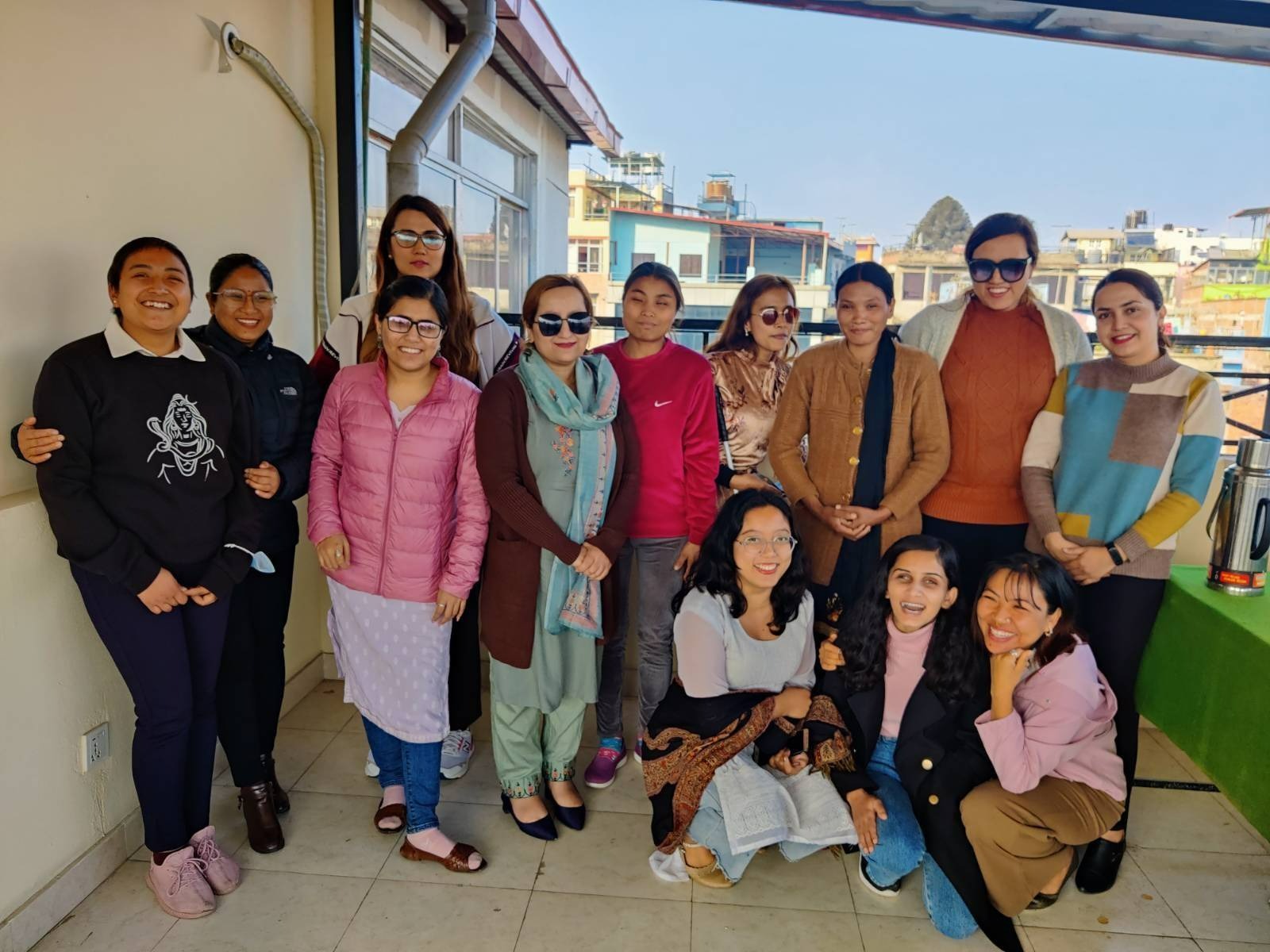 group photo with prayatna nepal